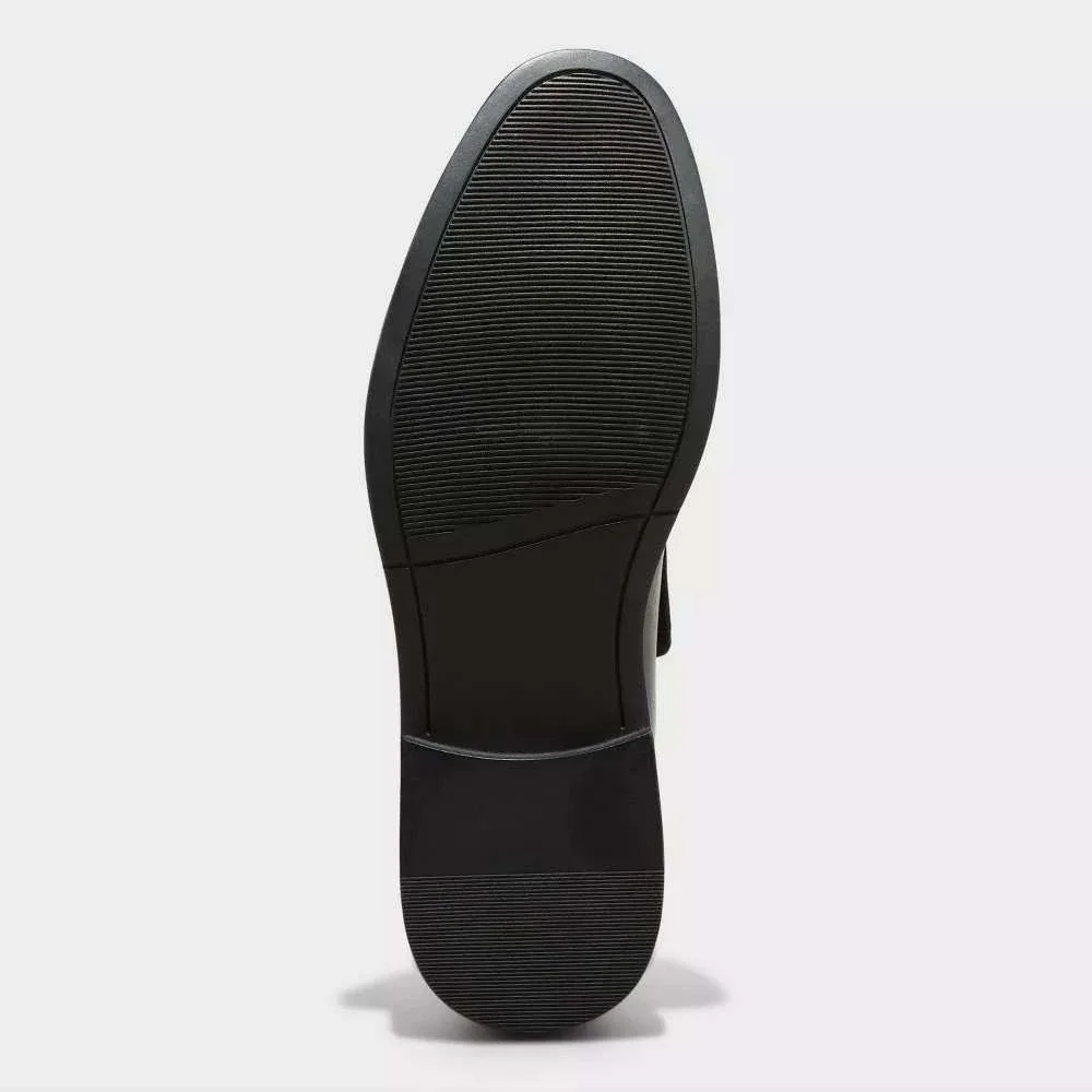 Men's Toby Slip-On Dress Loafers by Goodfellow & Co Black Size 9 New With Tags
